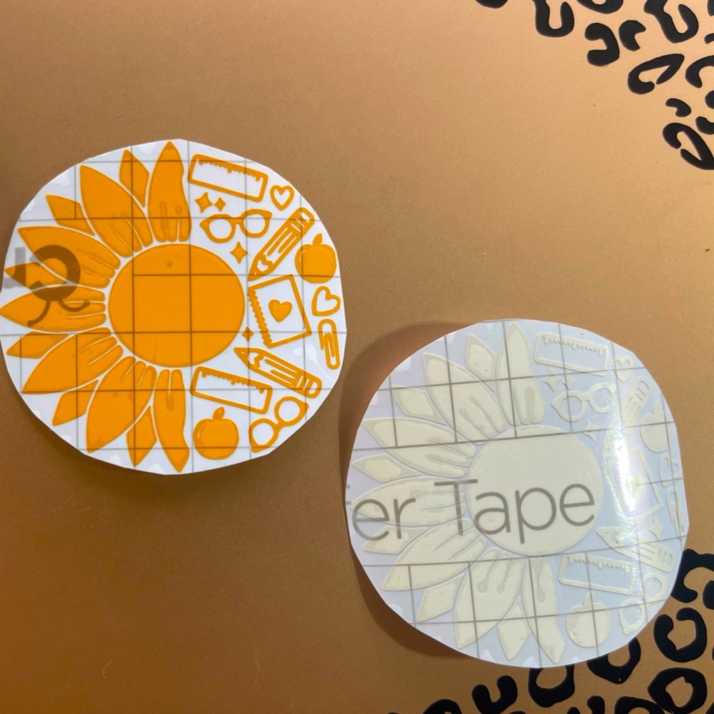 Sunflower teacher decal 🌻👩‍🏫👨‍🏫